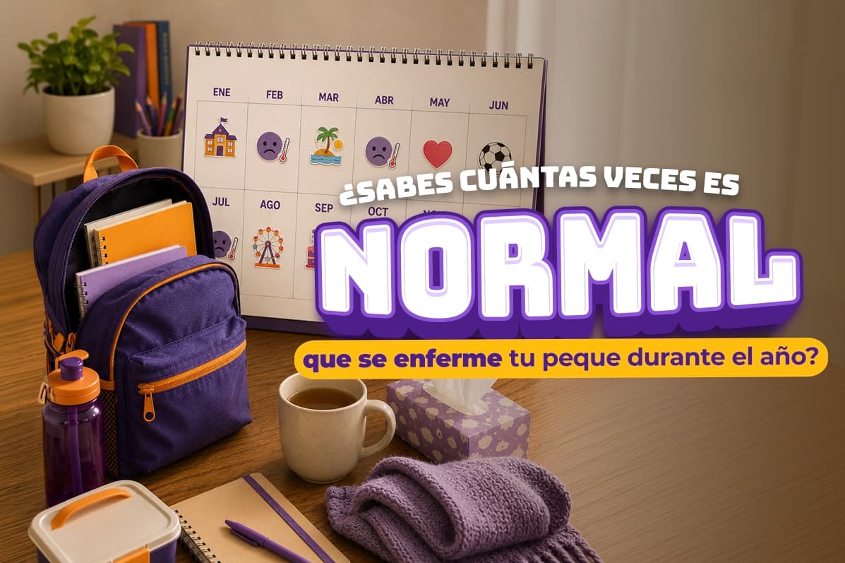¿Cuántas veces es normal que un niño se enferme al año?