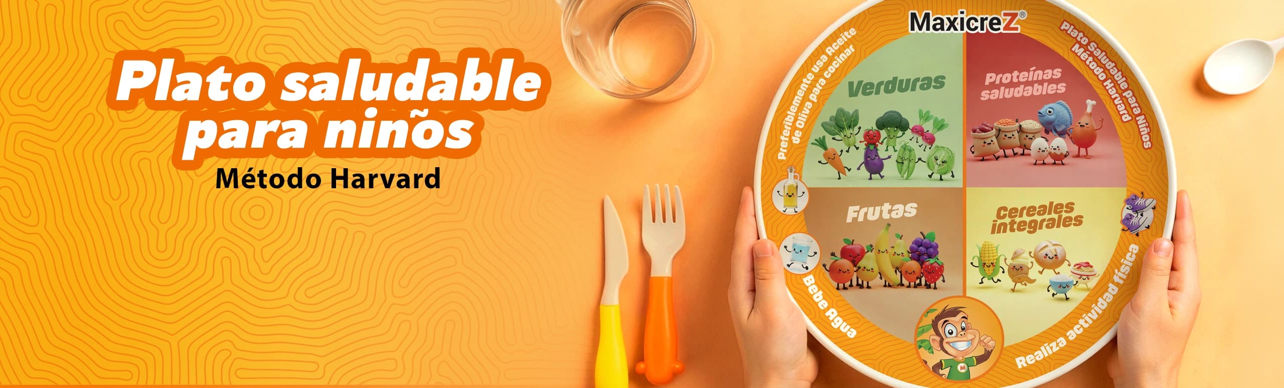 Plato saludable para niños, Método Harvard